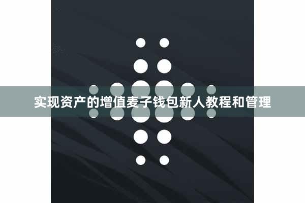 实现资产的增值麦子钱包新人教程和管理
